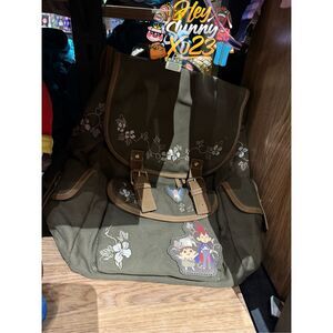 Over The Garden Wall Floral Icons Drawstring Mini Backpack